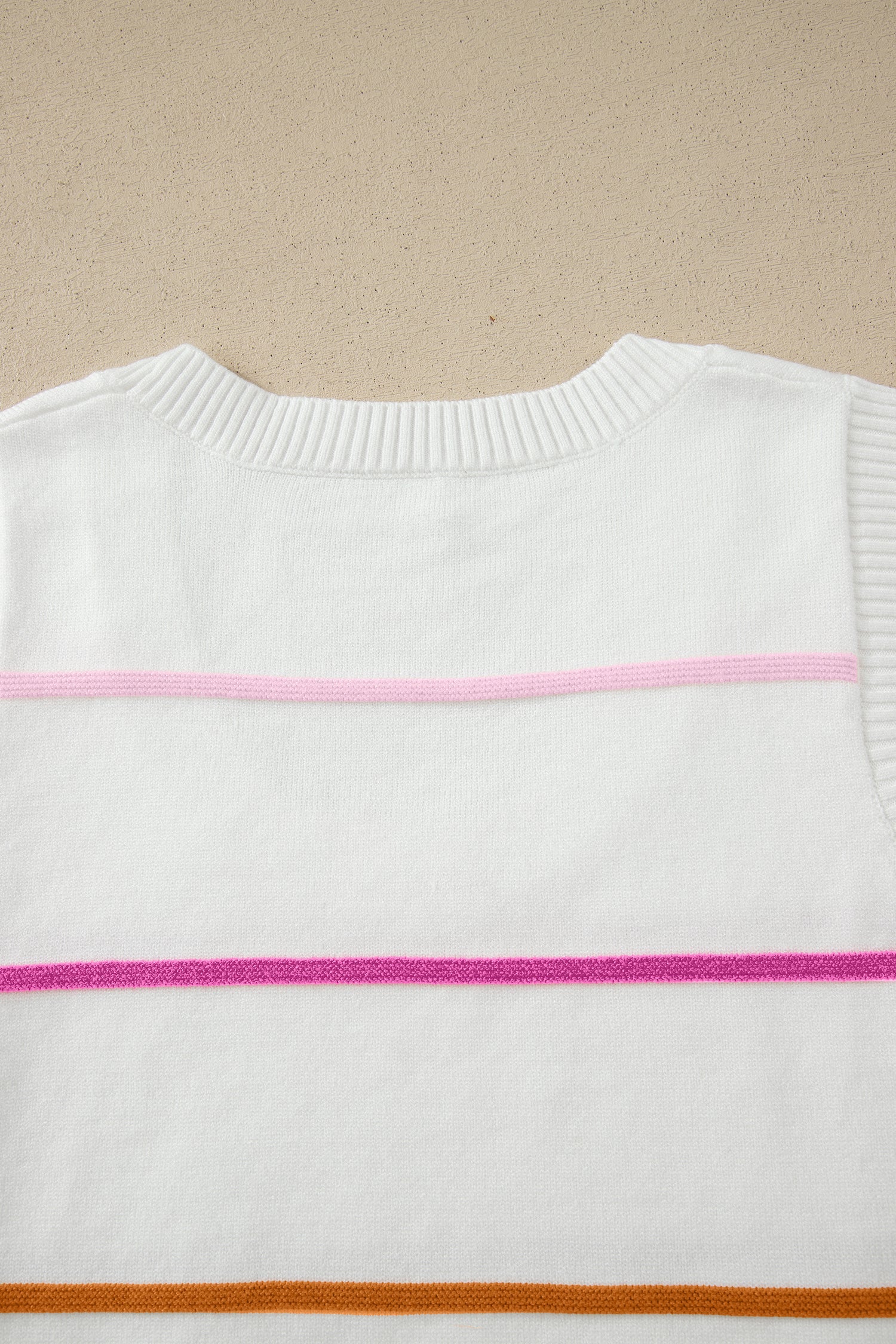 Soraya Stripe Knitted Sweater Threaded Pear