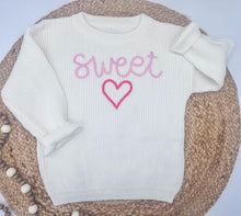 Load image into Gallery viewer, RTS: Mommy and Me Valentine&#39;s Sweetheart Sweater!
