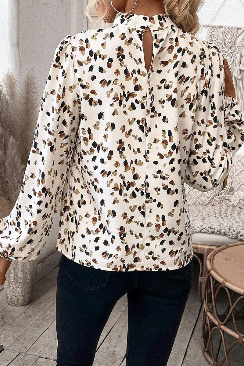 BLAZE A TRAIL WHITE BLOUSE **SHIPPING EXPECTED TO BEGIN ON DATE 8/30**
