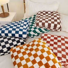 Load image into Gallery viewer, Checkered Plush Blankets
