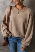 Comfy Pearled Sweater