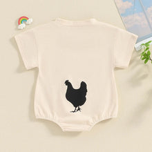 Load image into Gallery viewer, RTS: &quot;Guess what? Chicken butt&quot; Onesie-
