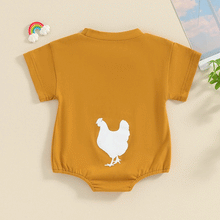 Load image into Gallery viewer, RTS: &quot;Guess what? Chicken butt&quot; Onesie-
