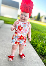 Load image into Gallery viewer, RTS: The Riley Floral Bubble Romper
