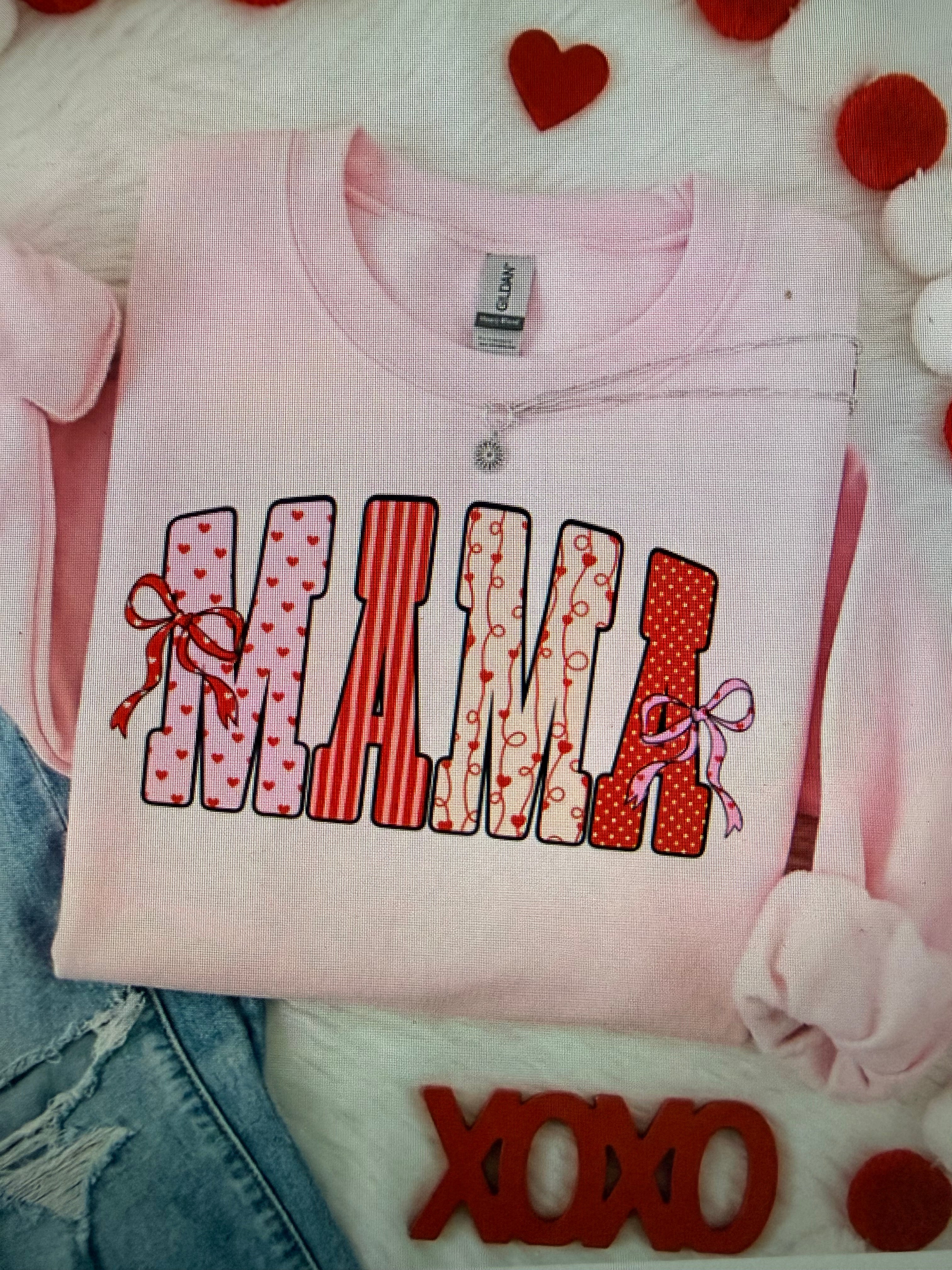 Mama Valentines Day Sweatshirt