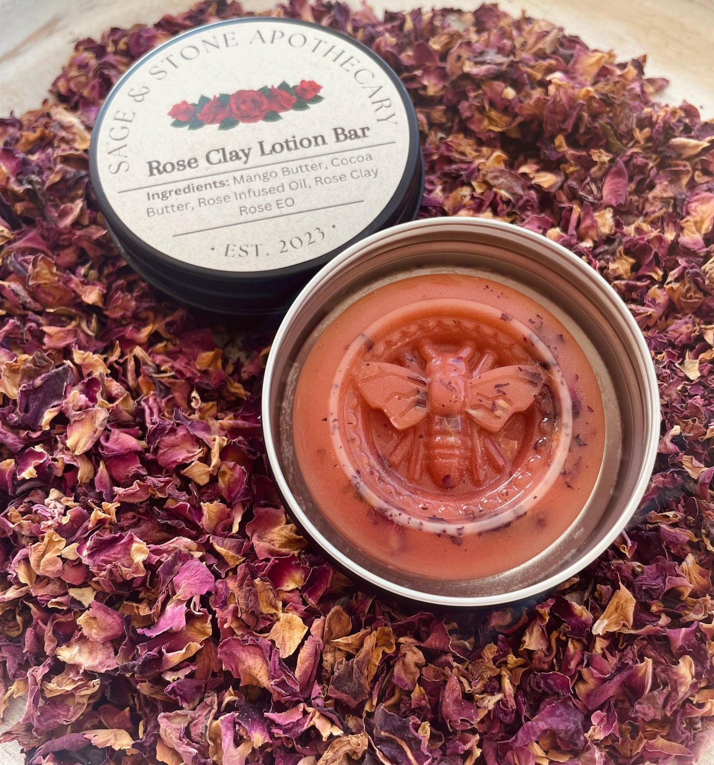 Rose Clay Lotion Bar