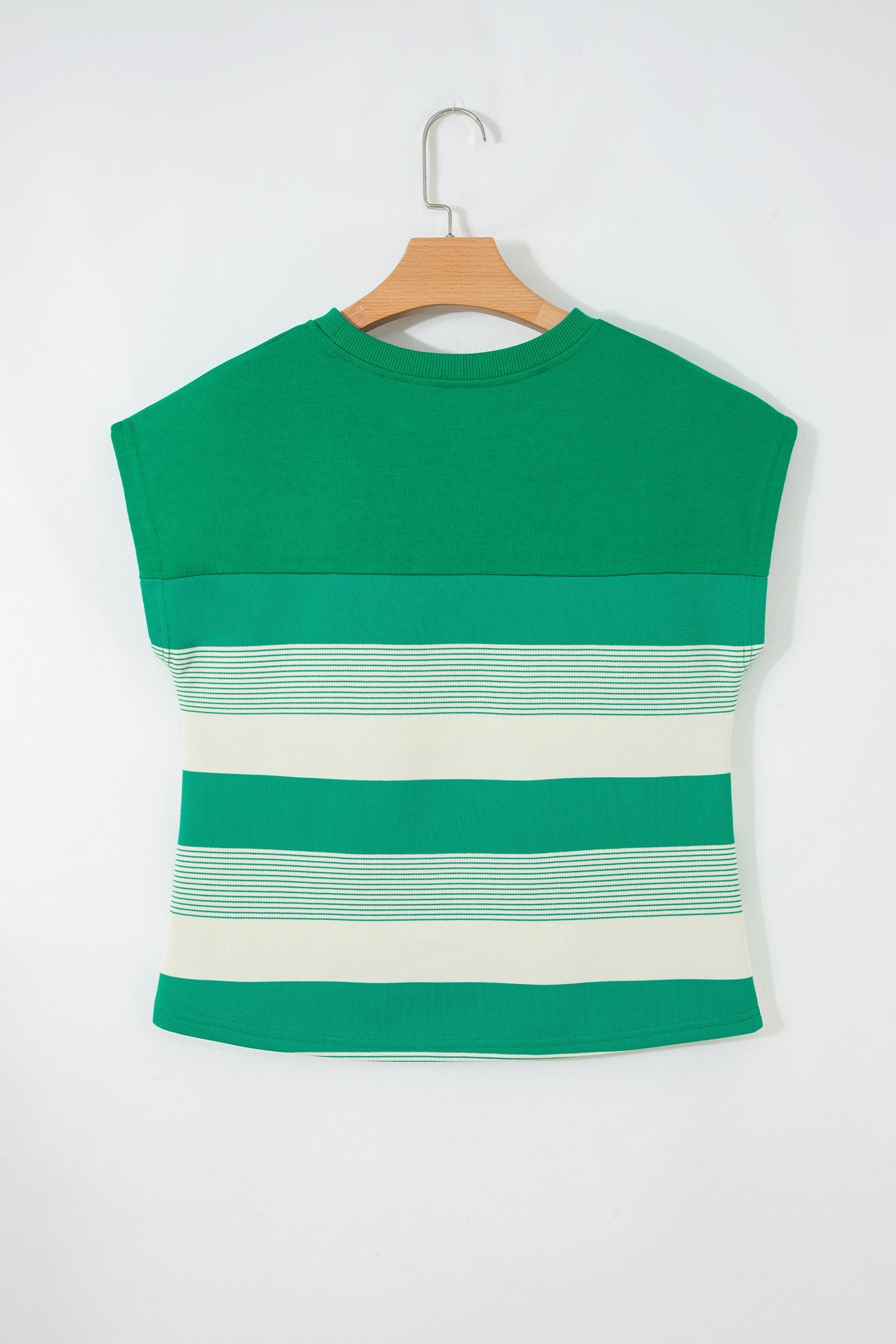 Galilea Cap Sleeve T Shirt Threaded Pear