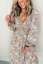 Load image into Gallery viewer, Flower Smock Maxi Dress

