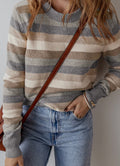 Stripe Color Block Sweater