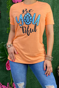 Beyoutiful turquoise jewel print Tee