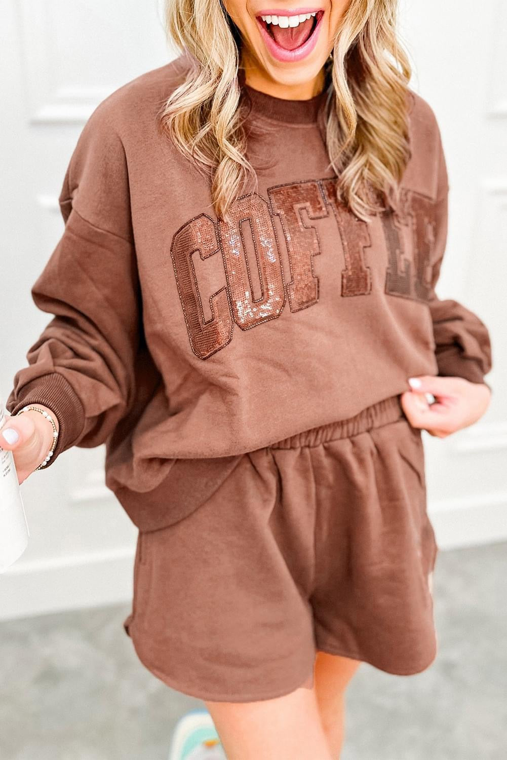 Coffee Sweatshirt Set
