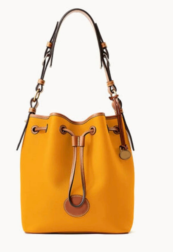 PU Drawstring Bucket Bag