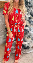 Load image into Gallery viewer, Christmas Tree Print Pjs
