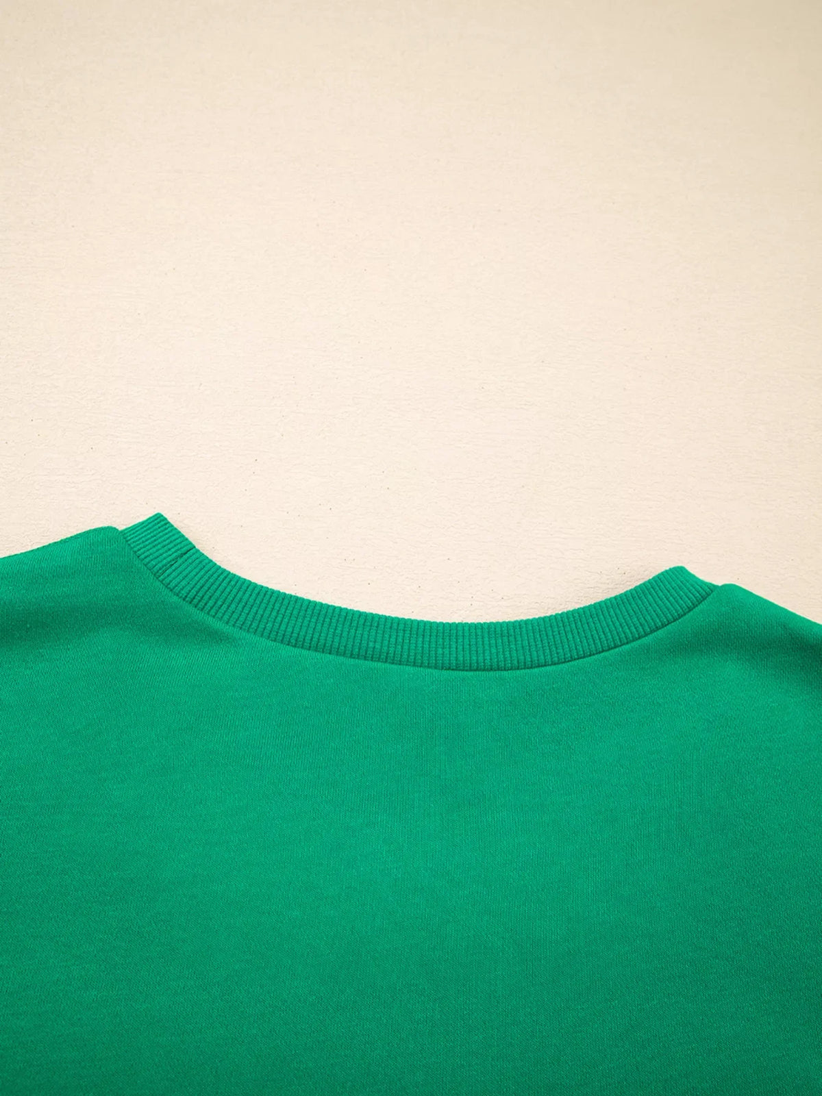 HOLLY JOLLY Towel Embroidered Christmas Holiday Sweatshirt