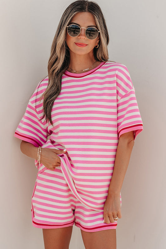 Matilda Trim Short Sleeve Set Threaded Pear