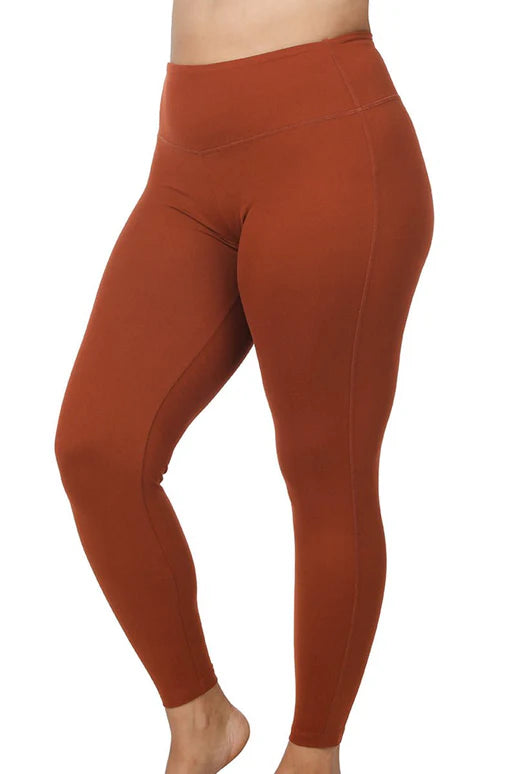 Rust leggings Plus Size