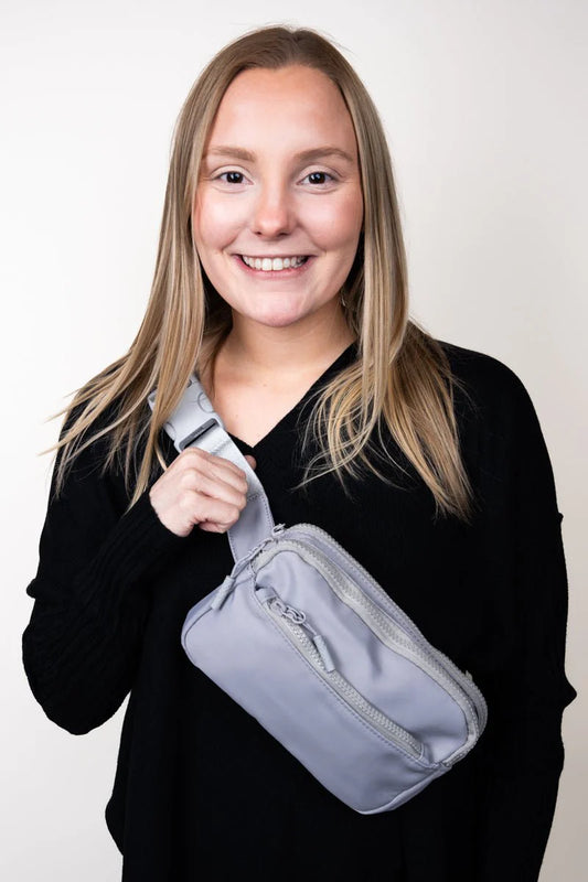 Light Gray Atlanta Belt Bag