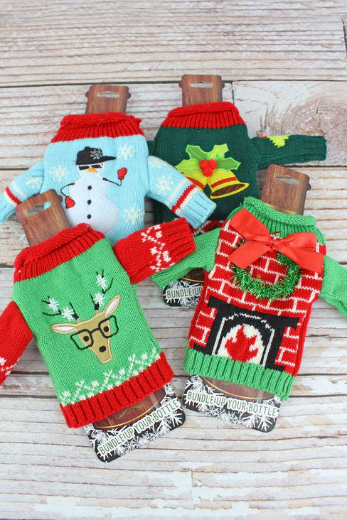 Ugly Knit Bottle Sweater -ships assorted