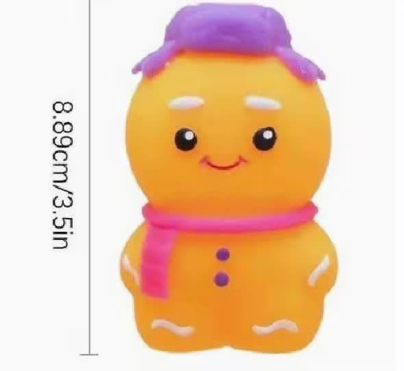 GINGERBREAD MAN SQUISHIES