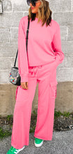 Load image into Gallery viewer, Full Size Round Neck Long Sleeve Top and Drawstring Pants Set
