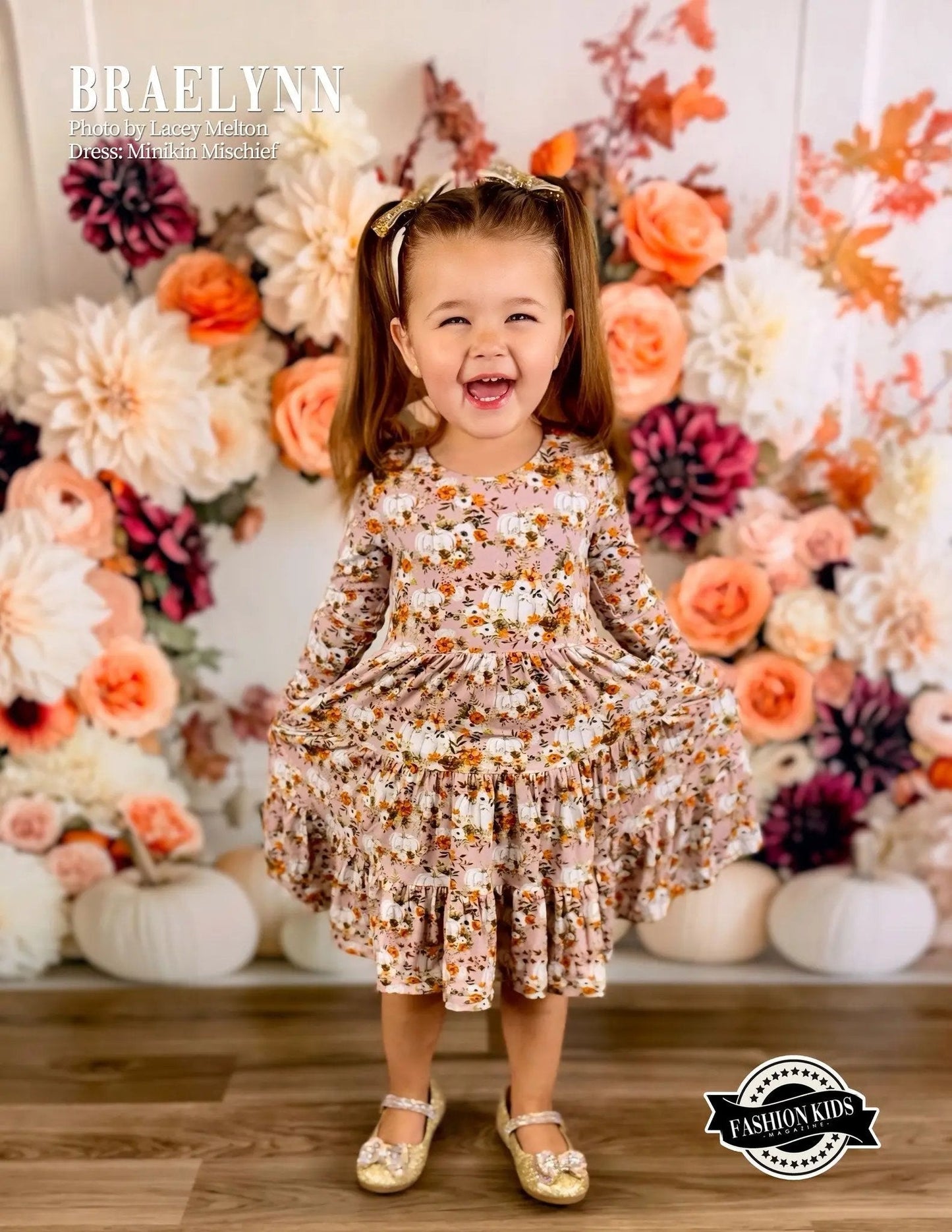 Long Sleeve Twirl Dress & Short Set