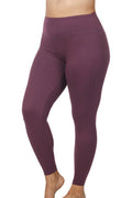 Zenana Plus Size Eggplant Leggings