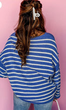 Load image into Gallery viewer, Stripe Drop Shoulder Sweater (Ship after 8/25)
