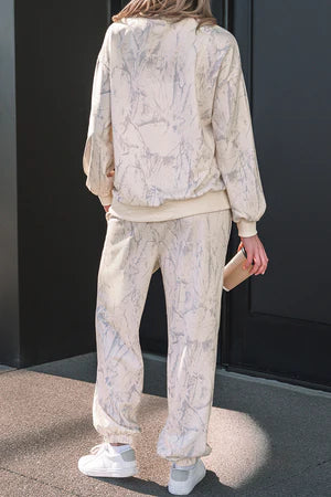 PINE RIDGE KHAKI PULLOVER AND JOGGER SET