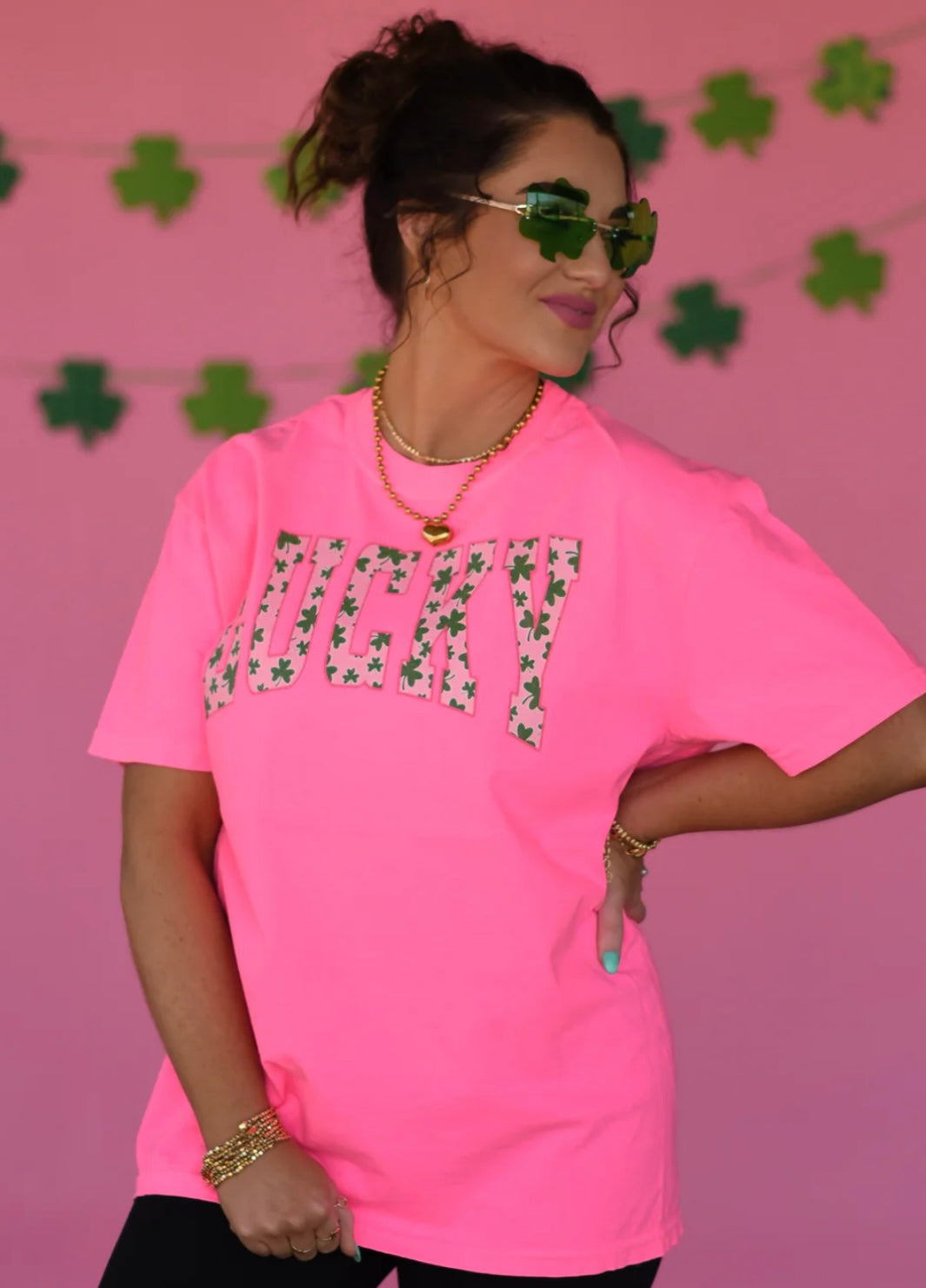 Lucky Shamrock Arch Tee