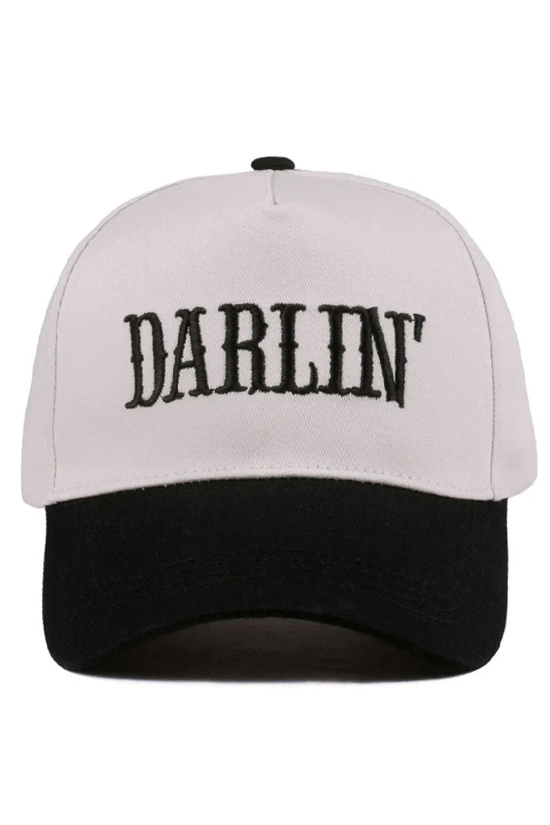 Darlin Two Tone Embroidered Cap