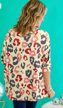 Load image into Gallery viewer, Leopard Batwing Plus Size Blouse
