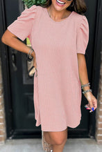 Load image into Gallery viewer, Corded Knit mini dress
