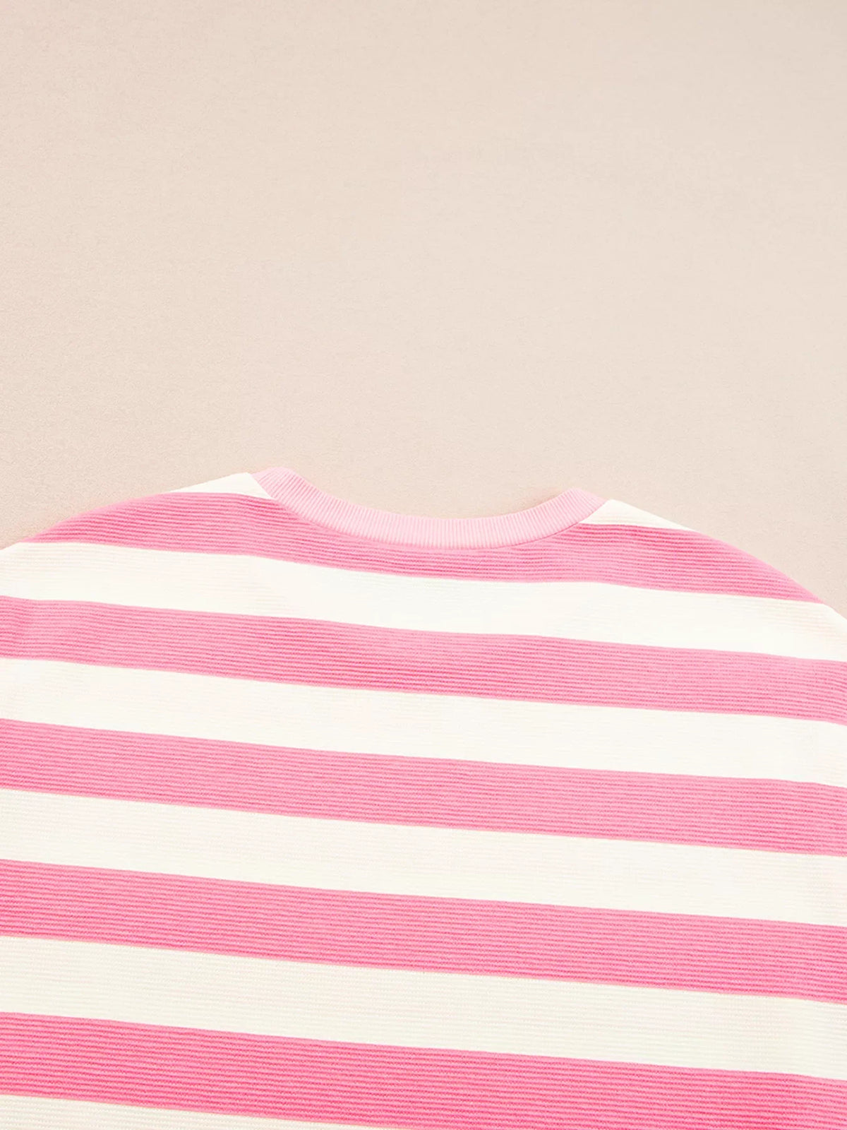 Stripe Cap Sleeve Pocketed Shift Dress