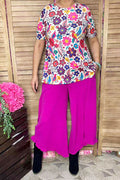 Spring Floral Print Top