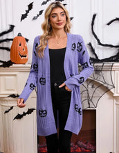 Load image into Gallery viewer, Halloween Knitted Cardigan
