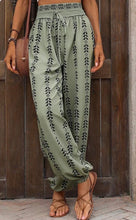 Load image into Gallery viewer, Tied Printed High Waist Pants
