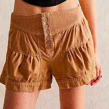 Load image into Gallery viewer, Ruffled Denim Shorts
