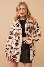 Load image into Gallery viewer, Aztec Sherpa Jacket
