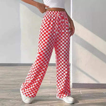 Load image into Gallery viewer, Women&#39;s Checkered Lounge Pants 🏁🔥
