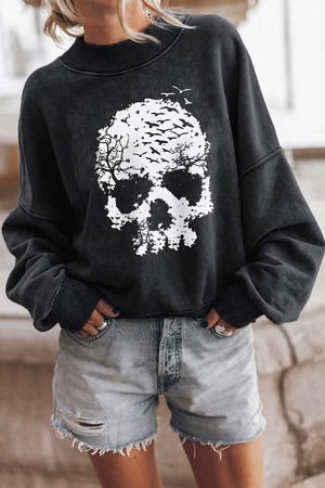 BONE JOUR DROP SHOULDER SWEATSHIRT