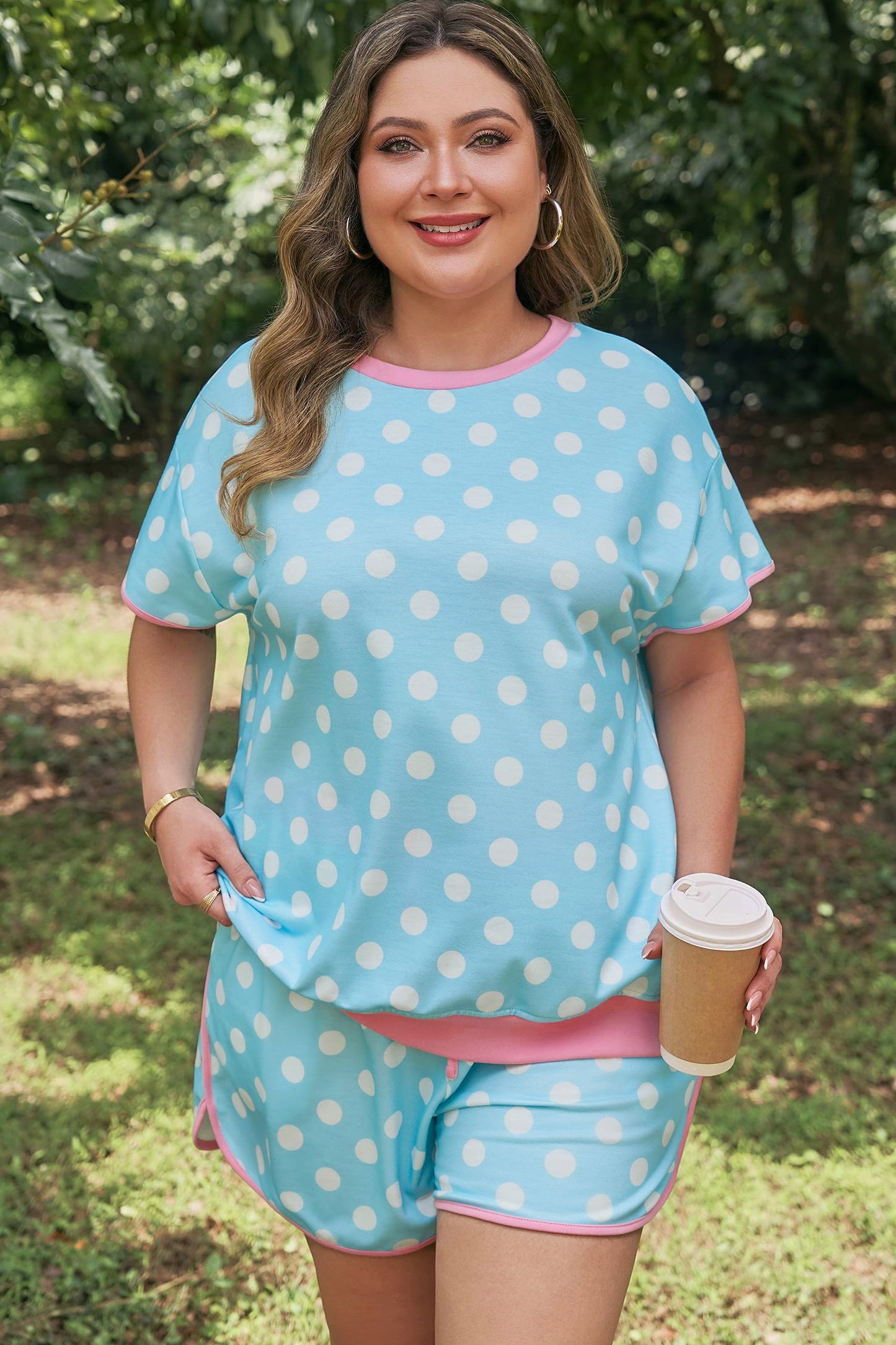 Mikayla Trim 2pcs Short PLUS Set Threaded Pear