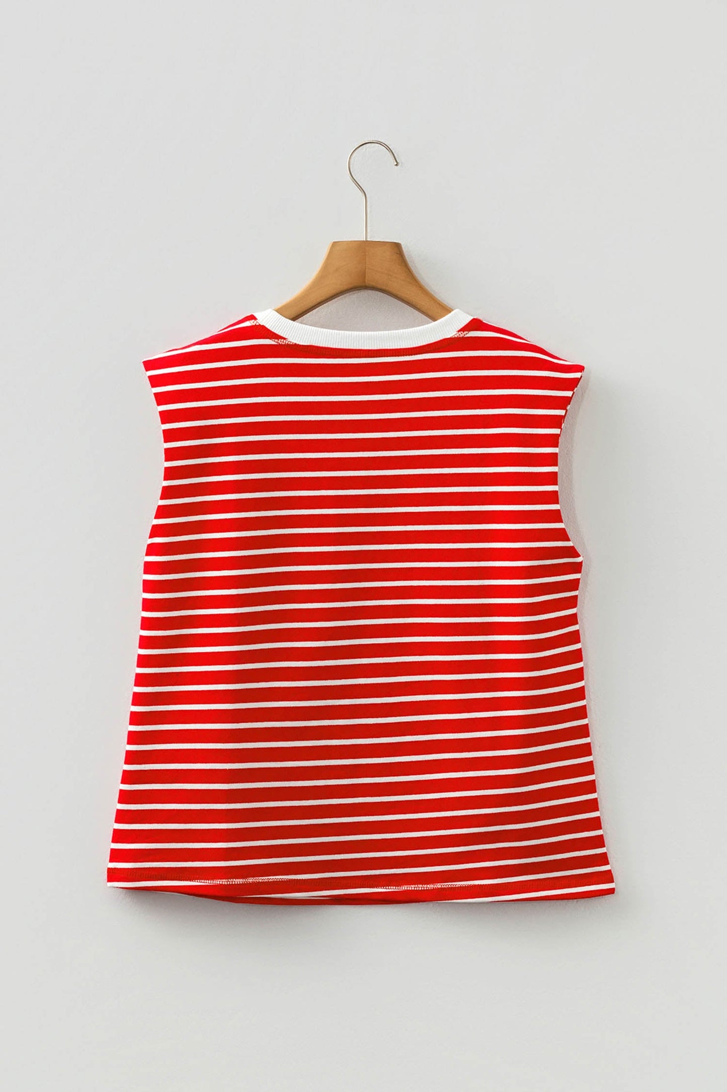 Ivy Trim Loose Tank Top Threaded Pear