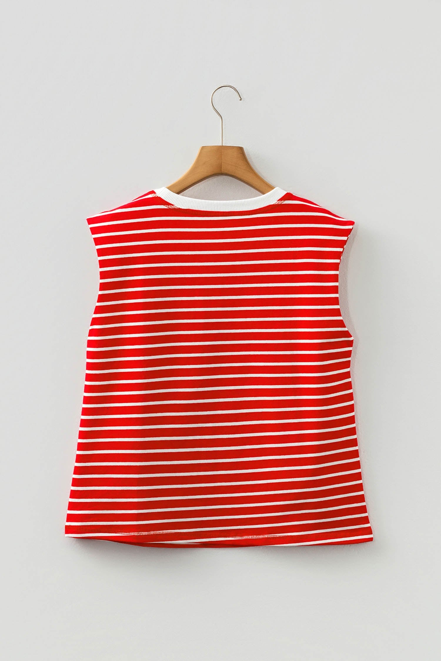 Ivy Trim Loose Tank Top Threaded Pear
