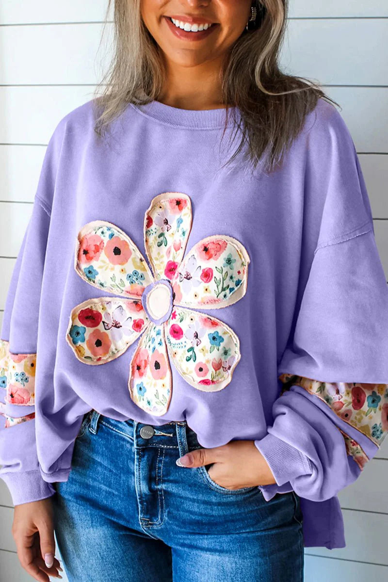 IN FULL BLOOM WISTERIA PULLOVER **SHIPPING EXPECTED TO BEGIN ON DATE 9/10**