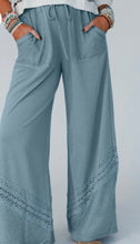 Load image into Gallery viewer, Lace Detail Wide Leg Pants
