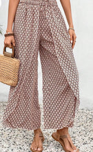 Load image into Gallery viewer, Tied Printed Wide Leg Pants
