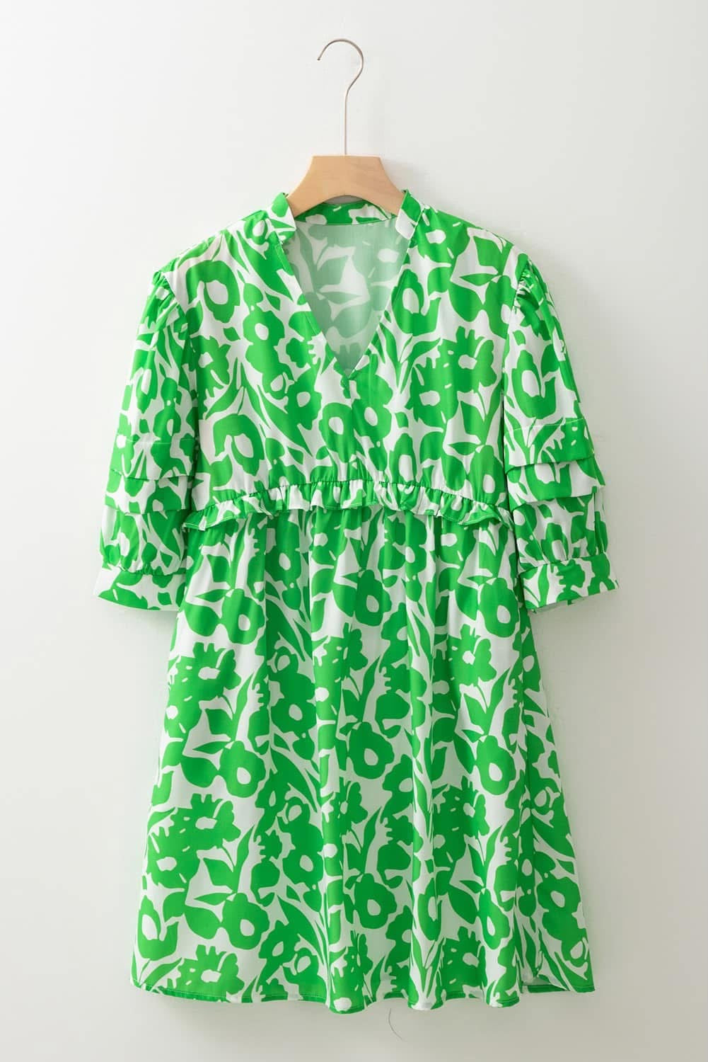 Green Floral Dress