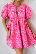 Pink Leopard Dress