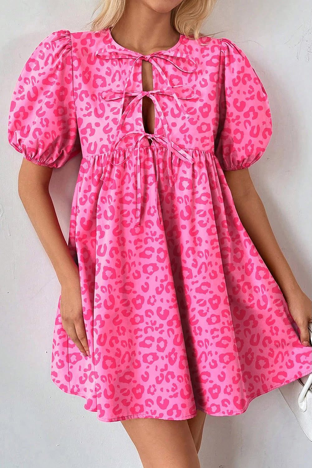 Pink Leopard Dress