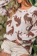 ON THE PROWL WHITE TIGER SWEATSHIRT **SHIPPING EXPECTED TO BEGIN ON DATE 9/10**